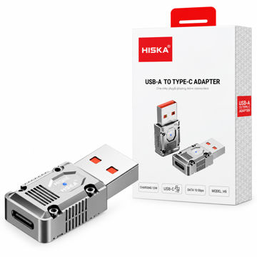 قیمت مبدل OTG هیسکا مدل HISKA H9 USB to USB-C