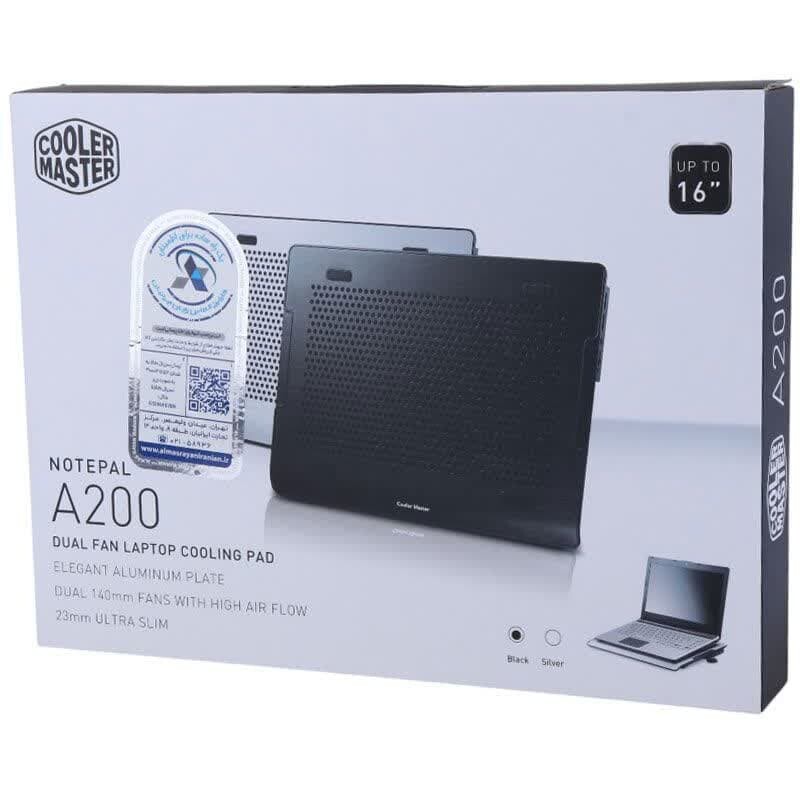 قیمت فن نوت بوک کولر مستر مدل COOLER MASTER A200
