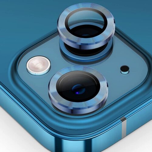 نوع محافظ لنز شابلون دار مدل IPHONE 13/13mini آبی