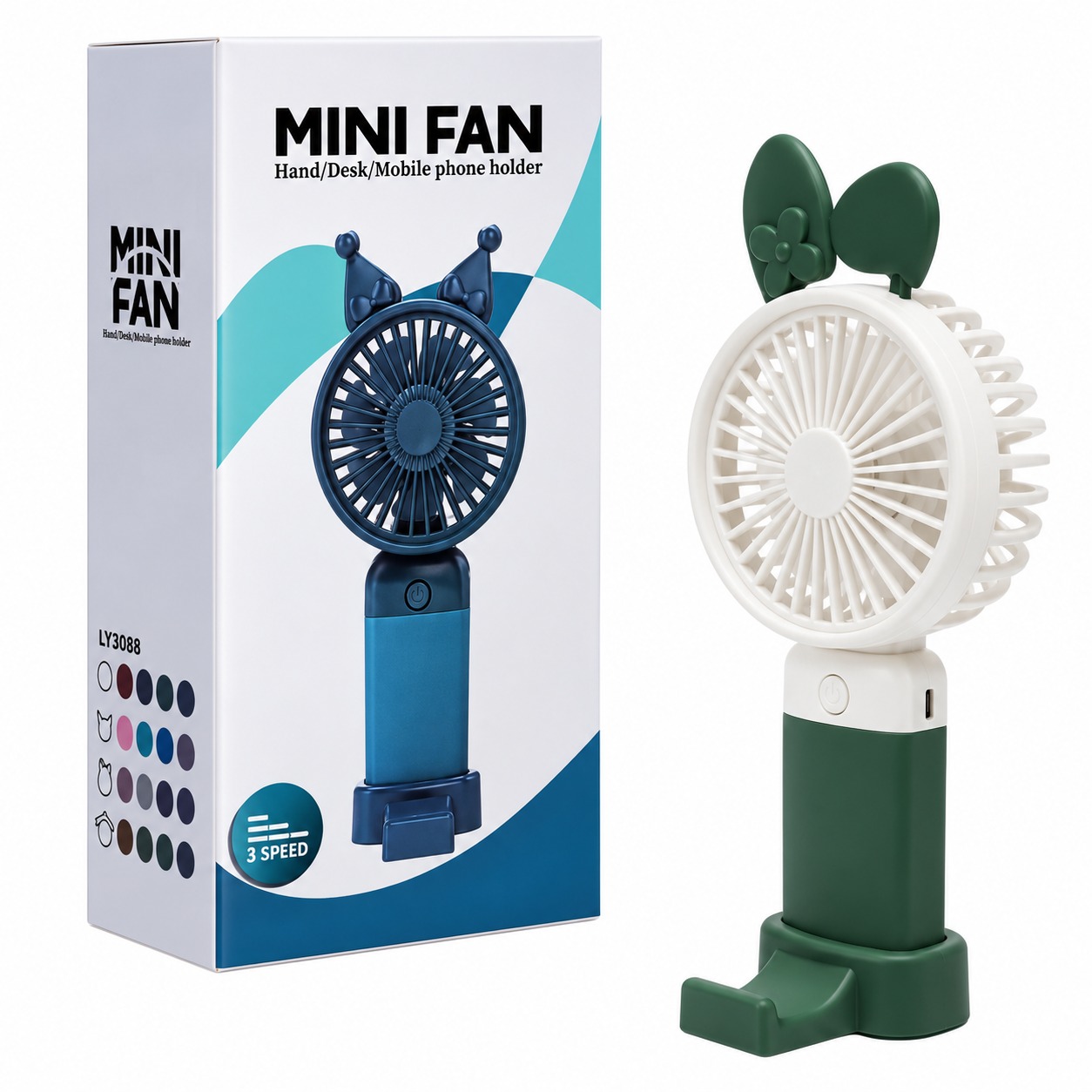 مشخصات پنکه دستی شارژی مینی فن مدل MINI FAN LY3088