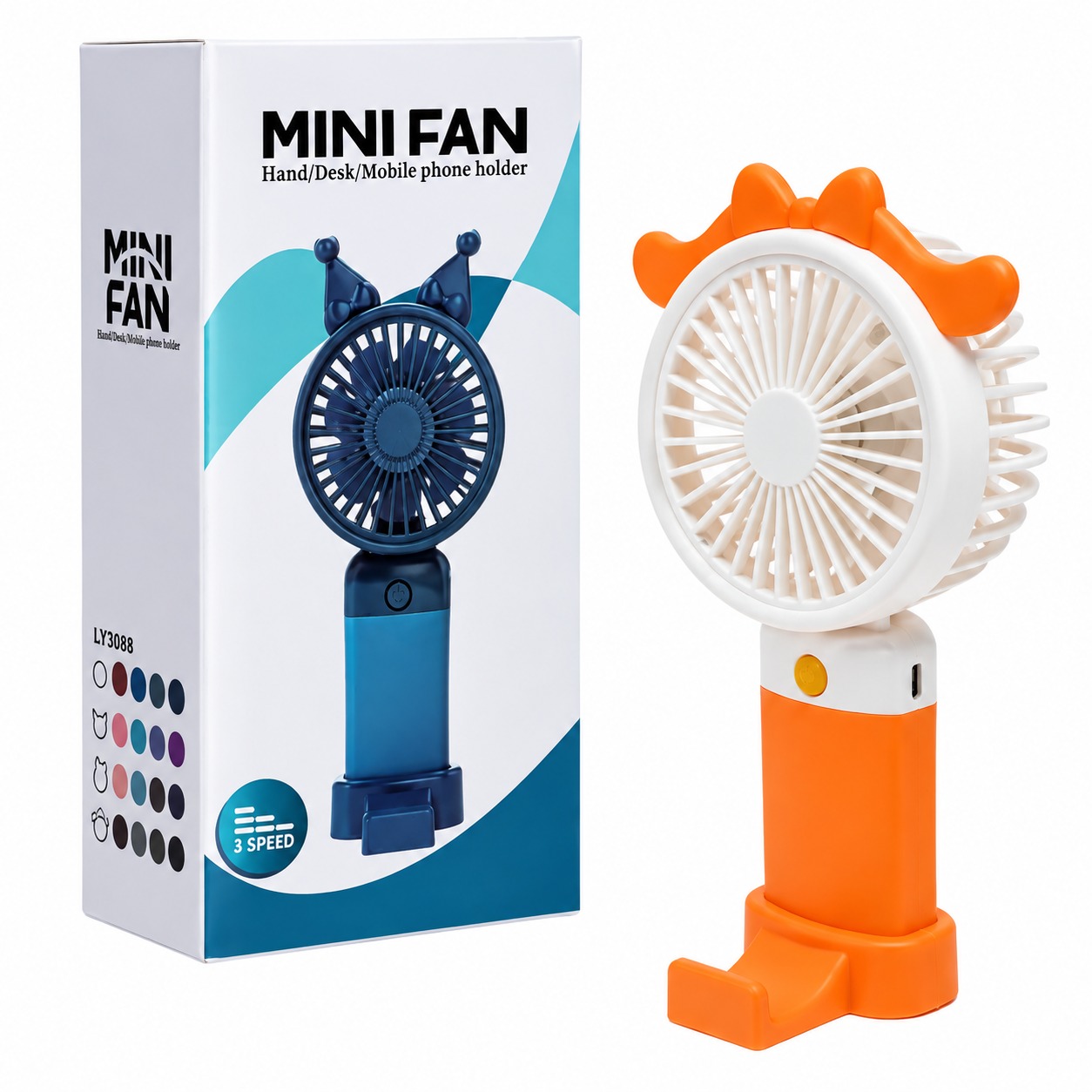 ویژگی پنکه دستی شارژی مینی فن مدل MINI FAN LY3088