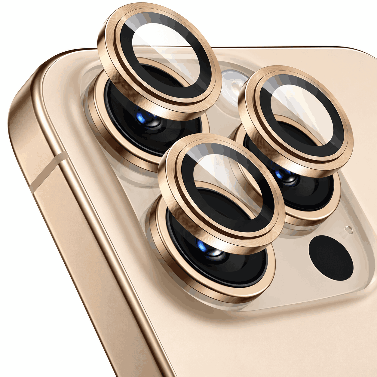 مشخصه محافظ لنز رینگی آیفون مدل IPHONE 13 Big طلایی
