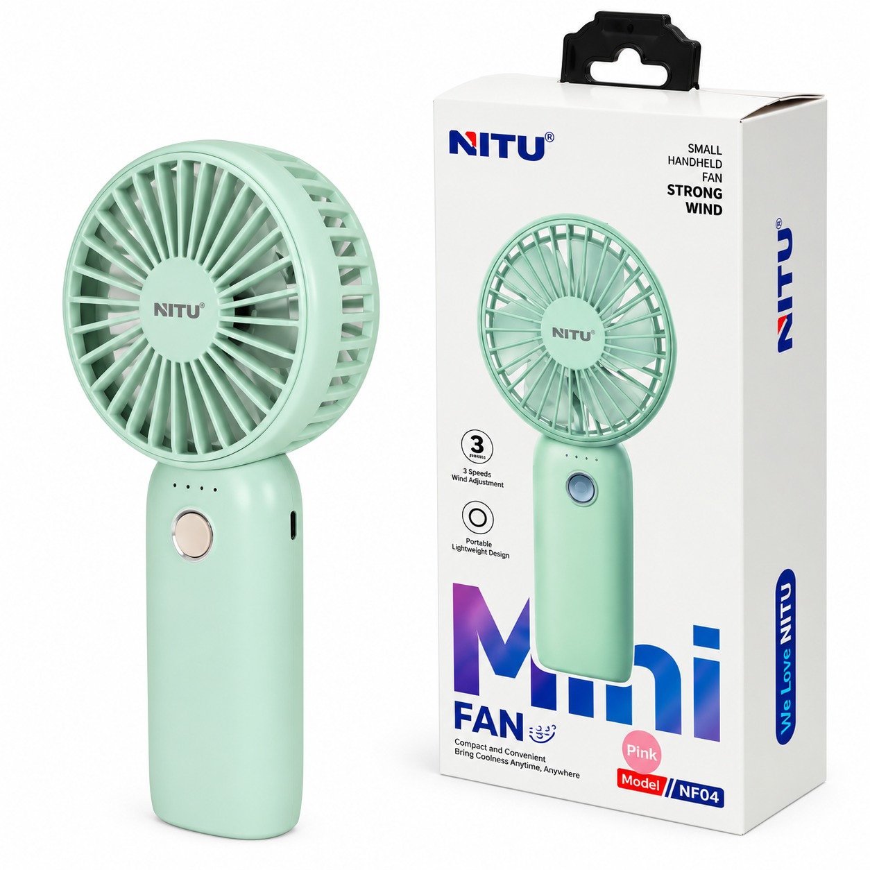 قیمت پنکه شارژی پرتابل نیتو مدل NITU NF04