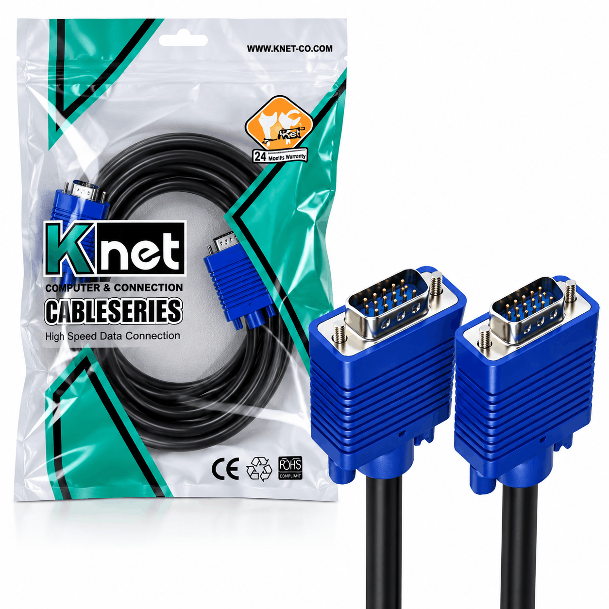 خرید کابل مانیتور کی نت KNET VGA طول 5 متر