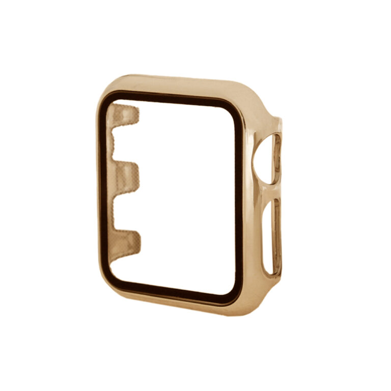 قیمت محافظ Apple Watch طلایی 42mm براق