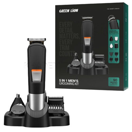 خرید ماشین اصلاح گرین لاین مدل GREEN LION GNMENGMGKTBK Grooming Kit 5 in 1 MENS
