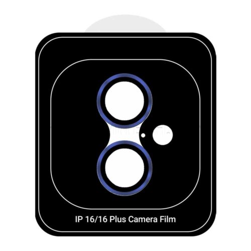 ابعاد محافظ لنز شابلون دار آیفون مدل IPHONE 16 آبی تیره