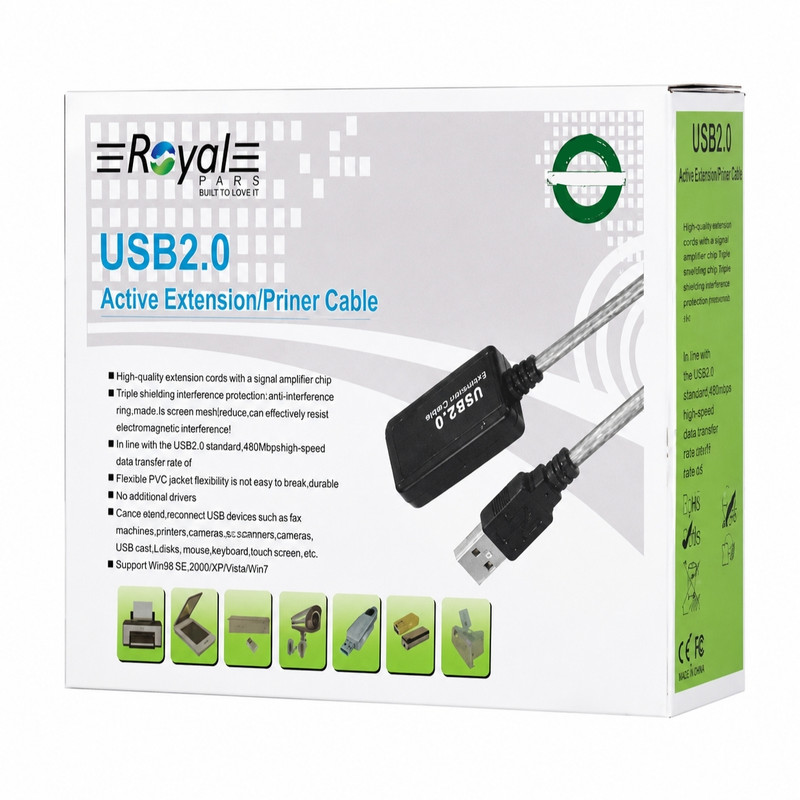 قیمت کابل پرینتر رویال مدل ROYAL طول 20 متر