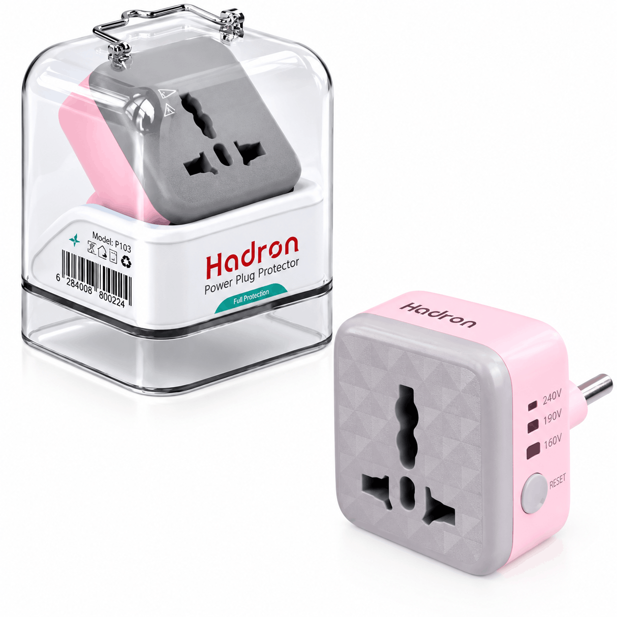 وزن تبدیل سه به دو تایمر دار هادرون مدل Hadron P103 صورتی 