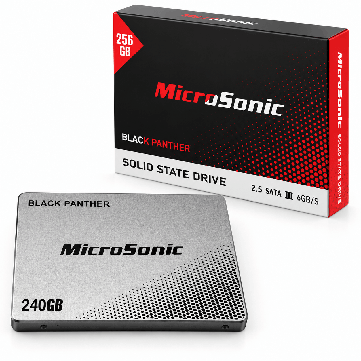  خرید هارد اینترنال میکروسونیک مدل MicroSonic BLACK PANTHER SSD 240GB