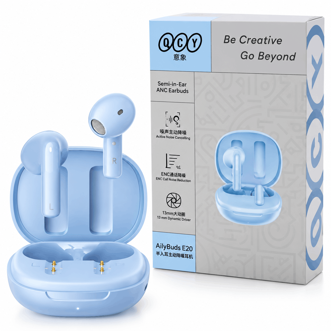 خرید ایرپاد کیو سی وای مدل QCY AILYBUDS E20 آبی