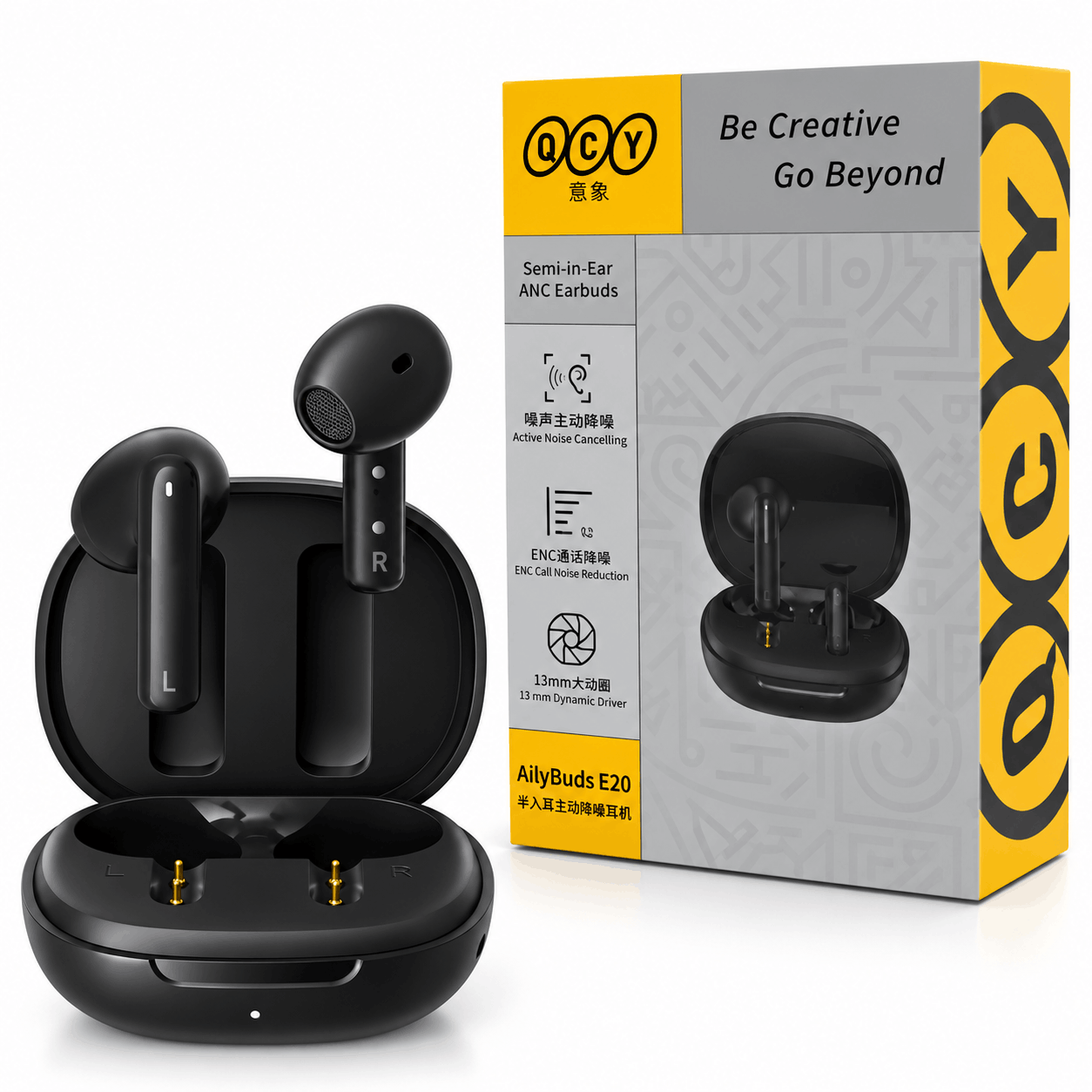 قیمت ایرپاد کیو سی وای مدل QCY AILYBUDS E20 مشکی 