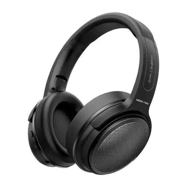قیمت هدست بی سیم و اسپیکر بلوتوثی گرین لاین مدل GREEN LION SOUNDFLEX GN2N1SFHPBK مشکی