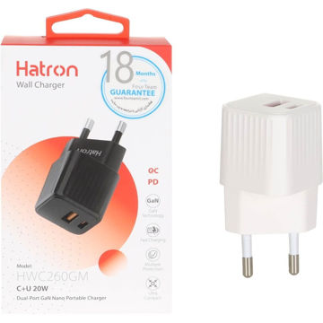 کلگی شارژر هترون مدل Hatron HWC260GM 20W سفید