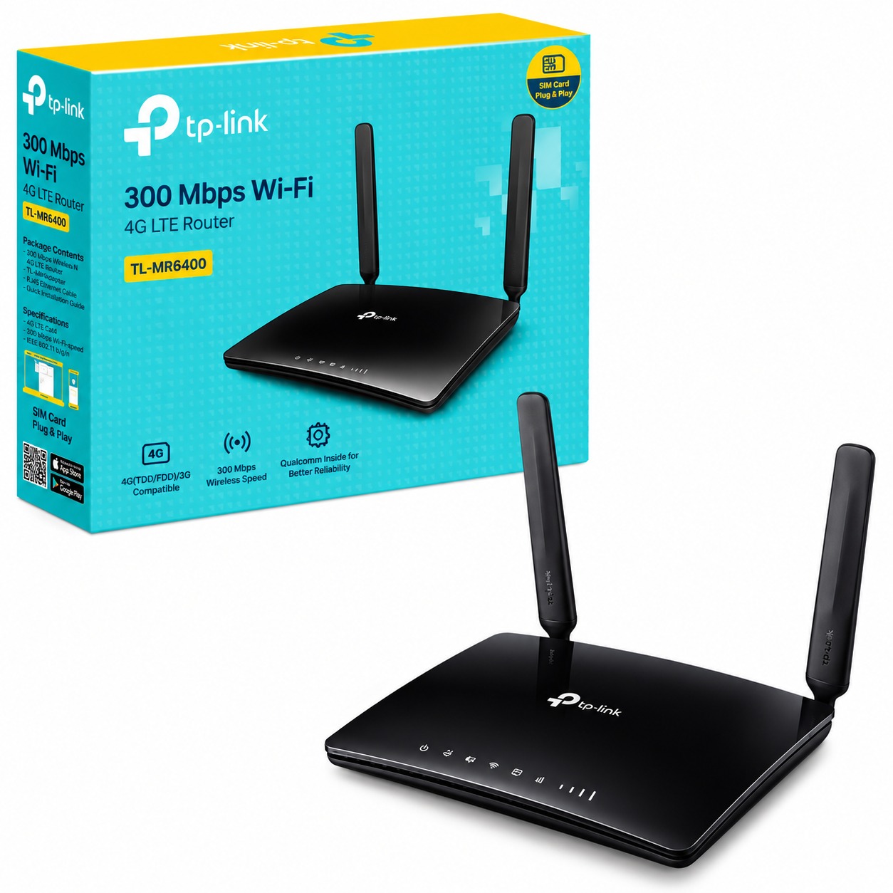 قیمت مودم روتر تی پی لینک مدل TP-LINK TL-MR6400 Wireless N300 4G LTE