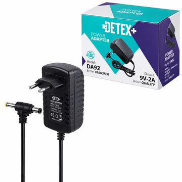 قیمت آداپتور مودم دتکس پلاس مدل DETEX COMBO DA92 9V 2A