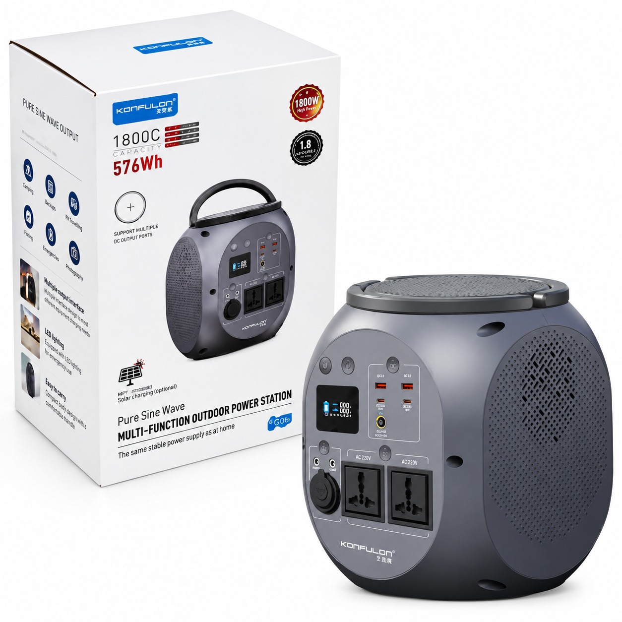 قیمت پاوراستیشن کانفلون مدل KONFULON CN08 Power Supply 600W