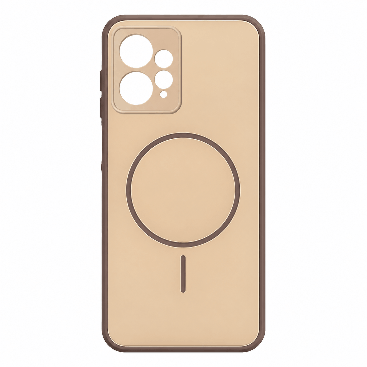 ابعاد قاب شیائومی مدل PVD XIAOMI NOTE 12 4G MAG SAFE موکا