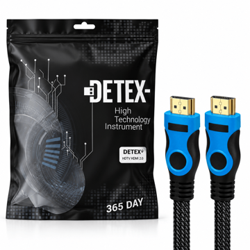 خرید کابل HDMI دتکس پلاس مدل +DETEX زرهی طول 20 متر