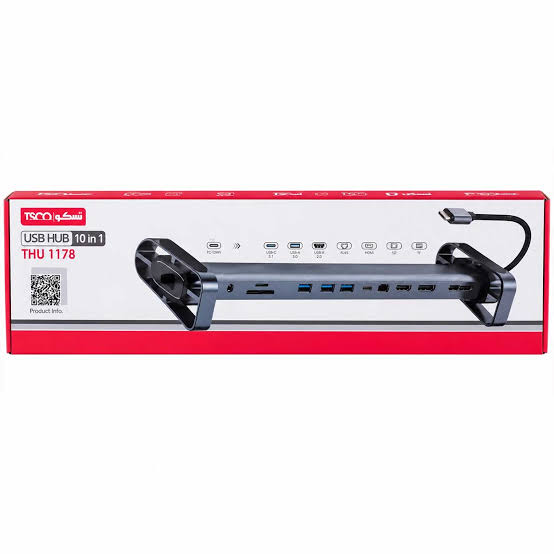 خرید هاب تایپ سی تسکو مدل TSCO THU 1178 10-PORT TYPE-C