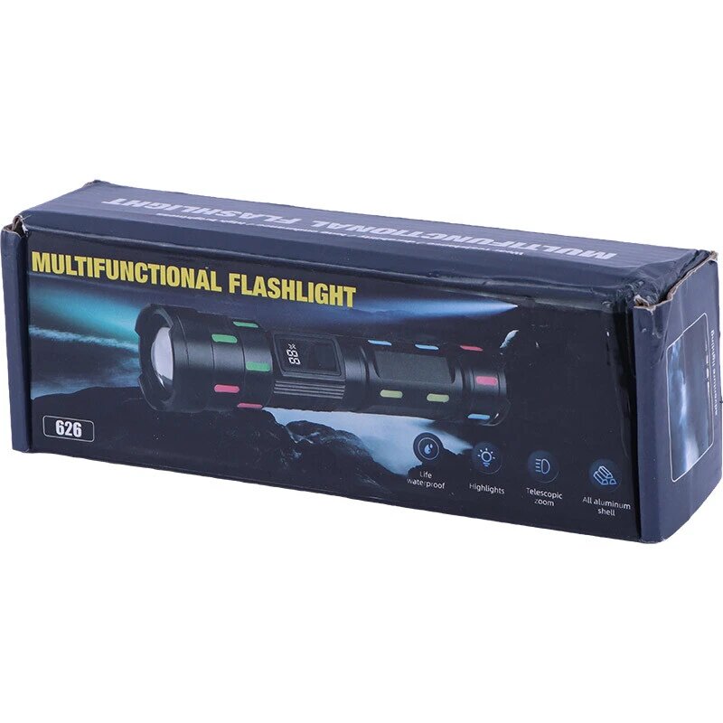 خرید چراغ قوه پلیسی شارژی مدل FLASHLIGHT 626