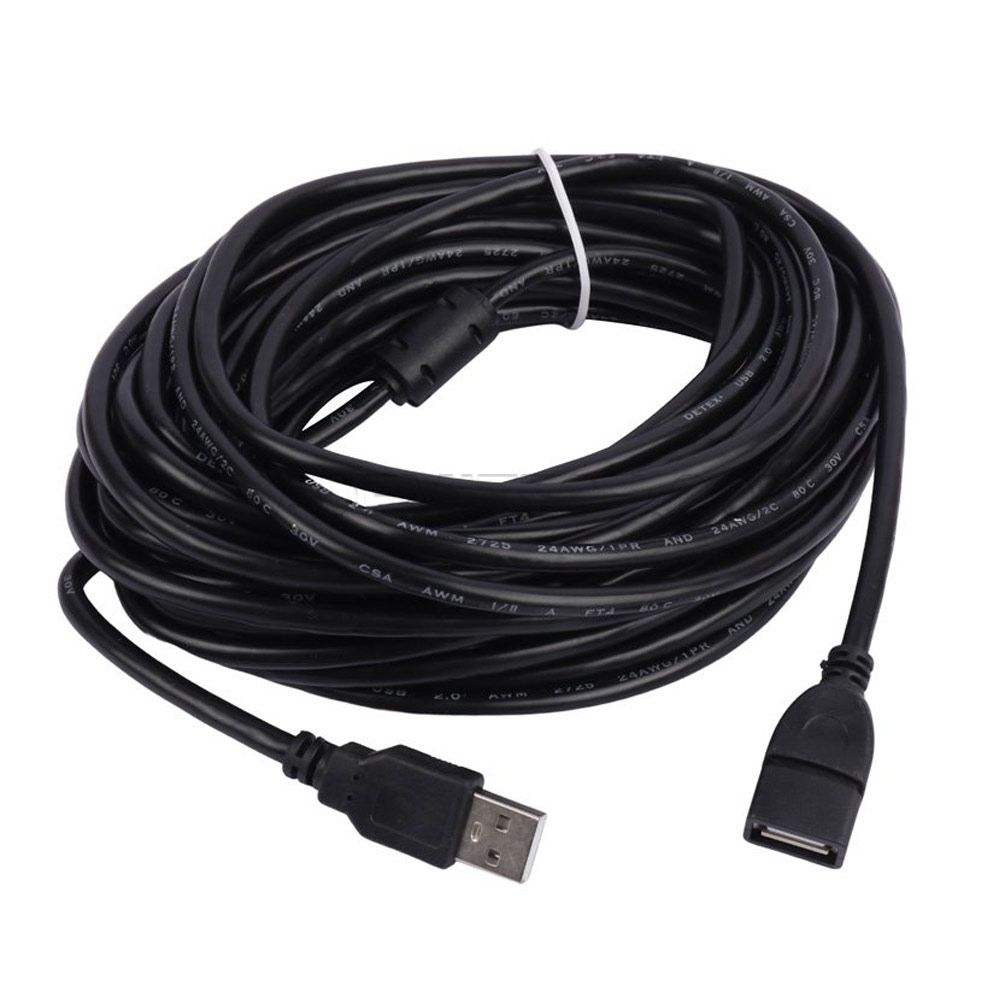 خرید کابل افزایش طول USB دتکس پلاس مدل +DETEX طول 10 متر