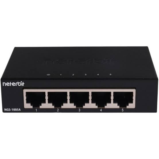 قیمت هاب سوئیچ 5 پورت نتربیت مدل NETERBIT NGS-1005A