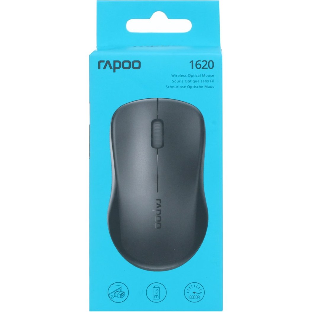 خرید ماوس بی سیم رپو RAPOO 1620 مشکی