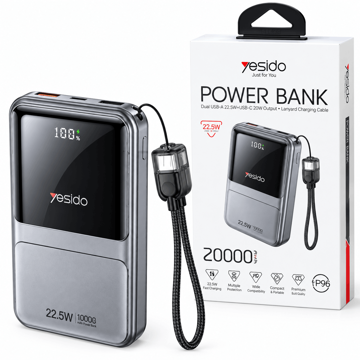 خرید پاوربانک یسیدو مدل YESIDO YP96 20000mAh 22.5W