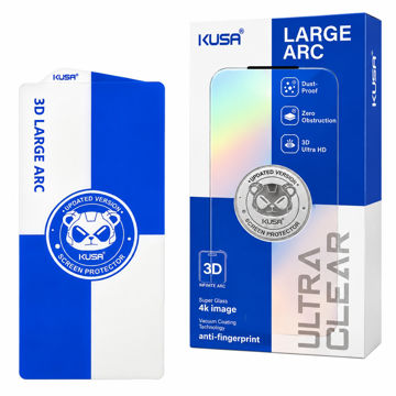 قیمت گلس بدون حاشیه مدل KUSA 3D Large Arc IPHONE 15/16