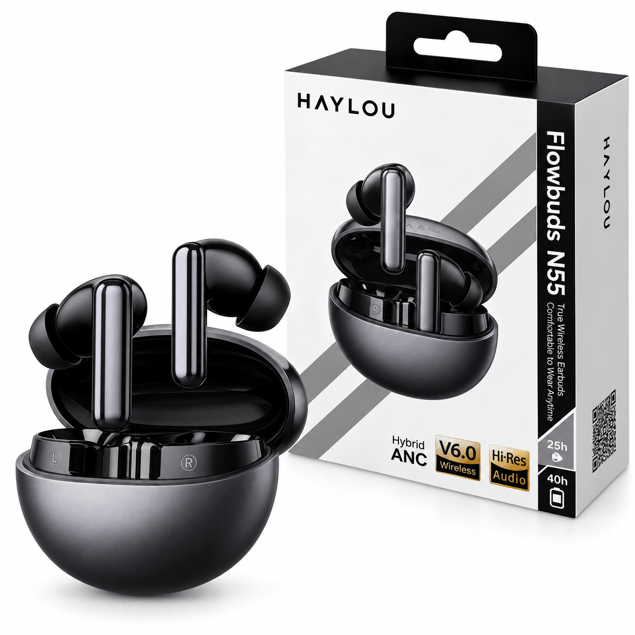 خرید ایرپاد هایلو مدل HAYLOU N55 HT01 مشکی