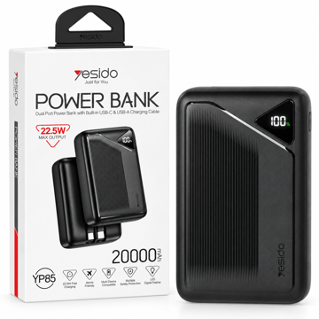 خرید پاوربانک یسیدو مدل YESIDO YP85 20000mAh 22.5W