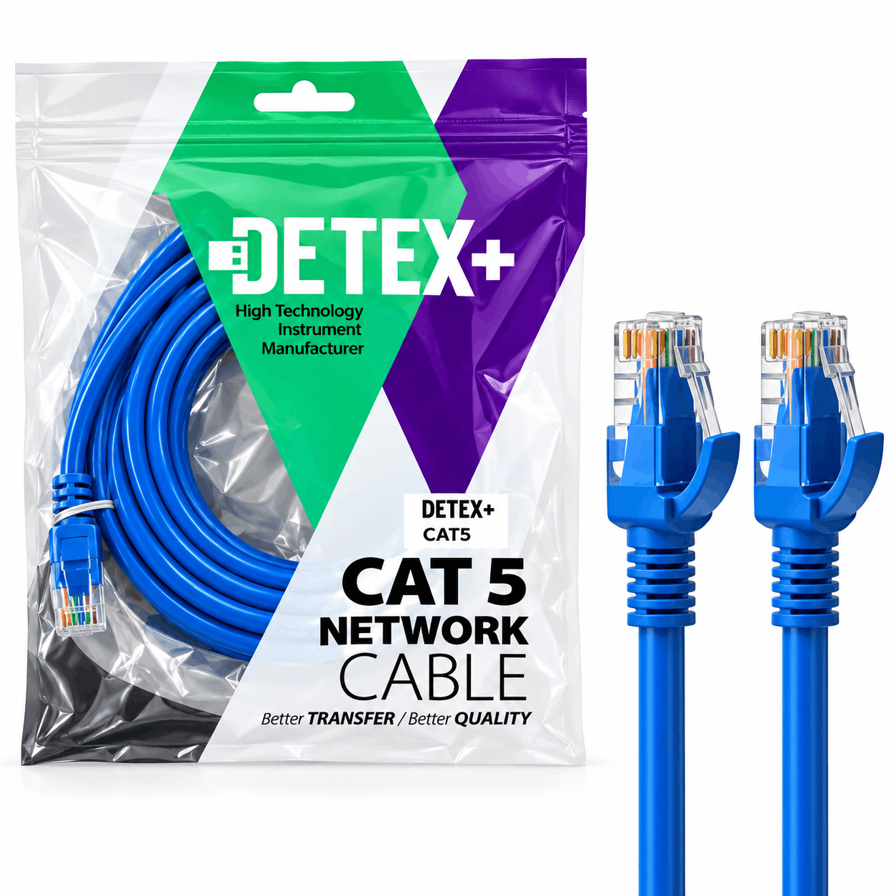 خرید کابل پچکورد دتکس پلاس مدل DETEX+ CAT5 طول 15 متر