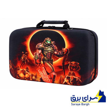 خرید کیف کنسول بازی PS5 Slim طرح DOOM Eternal