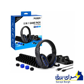 خرید  پکیج ست هدست و لوازم جانبی دابی مدل DOBE TP4-18101