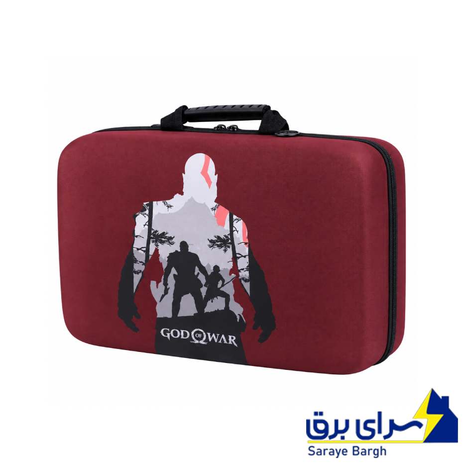 خرید کیف کنسول بازی PS5 Slim طرح God of War