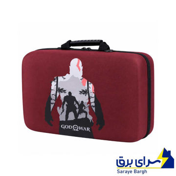 خرید کیف کنسول بازی PS5 Slim طرح God of War