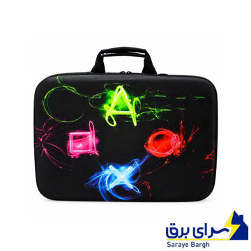 خرید  کیف کنسول بازی PS5 Slim طرح PS Logo