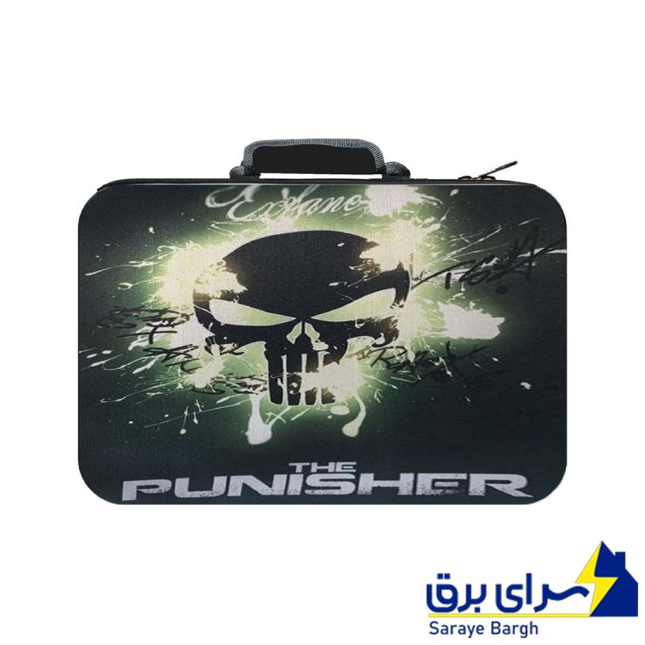 خرید کیف کنسول بازی PS5 Slim طرح Punisher