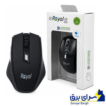 قیمت ماوس بی سیم رویال مدل ROYAL MW213 مشکی