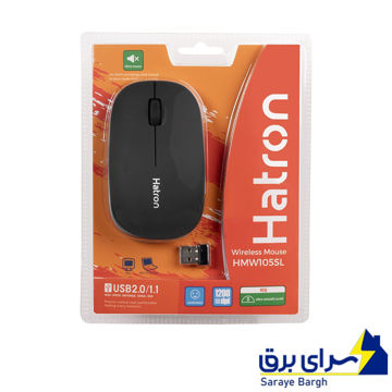 قیمت ماوس بیسیم هترون مدل Hatron HMW105SL مشکی