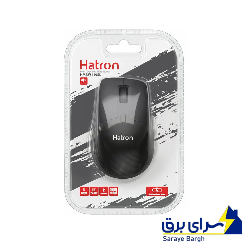 قیمت ماوس بی سیم هترون مدل Hatron HMBW119SL