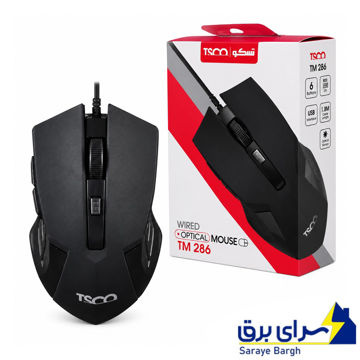 قیمت ماوس سیم دار تسکو مدل TSCO TM 286