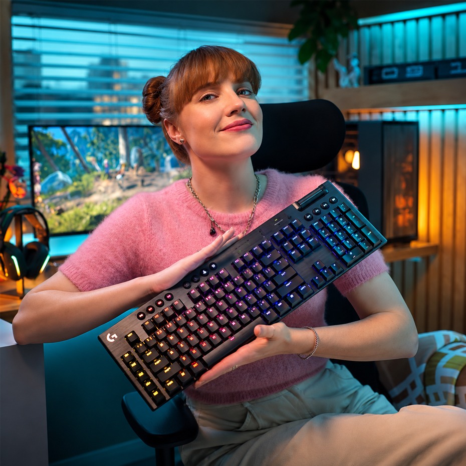 مشخصات کیبورد بی سیم گیمینگ لاجیتک مدل LOGITECH G915X Lightspeed