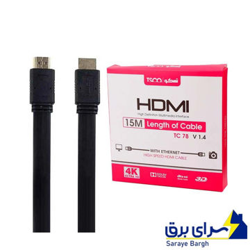 قیمت کابل HDMI تسکو مدل TSCO TC78 4K طول 15 متر