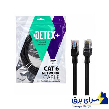 خرید کابل شبکه پچ کورد دتکس پلاس مدل DETEX+ CAT6 طول 1 متر 