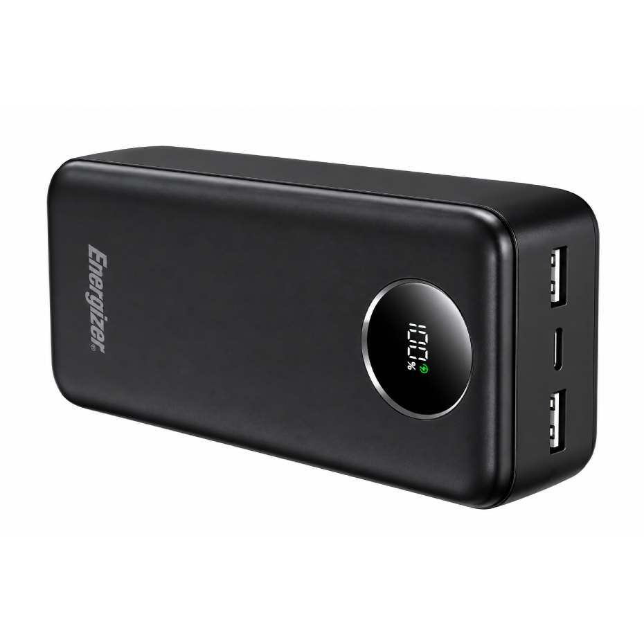 قیمت پاوربانک 30000mAh انرجایزر مدل ENERGIZER UE30090PQ توان 22.5W مشکی
