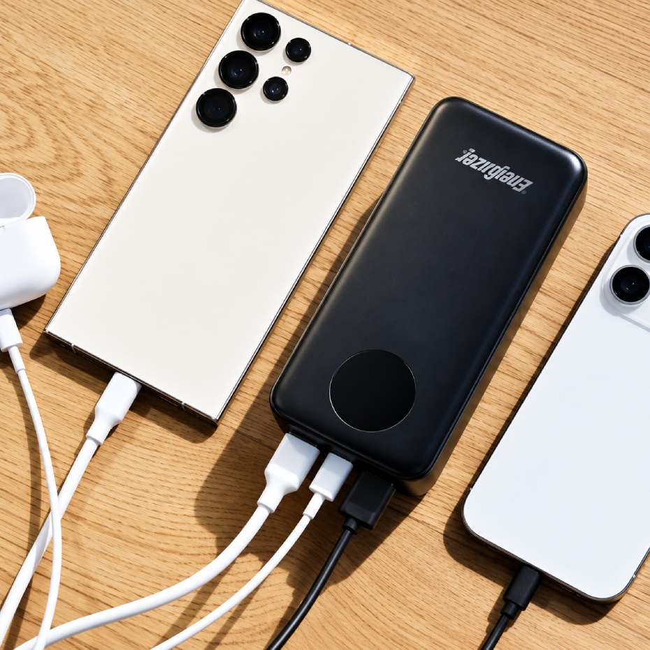مشخصات پاوربانک 30000mAh انرجایزر مدل ENERGIZER UE30090PQ توان 22.5W مشکی