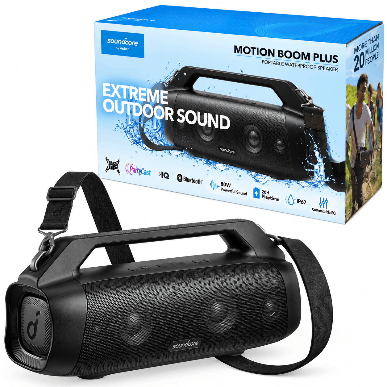 خرید اسپیکر بلوتوثی پرتابل انکر مدل ANKER Soundcore A31290H11 Motion Boom Plus