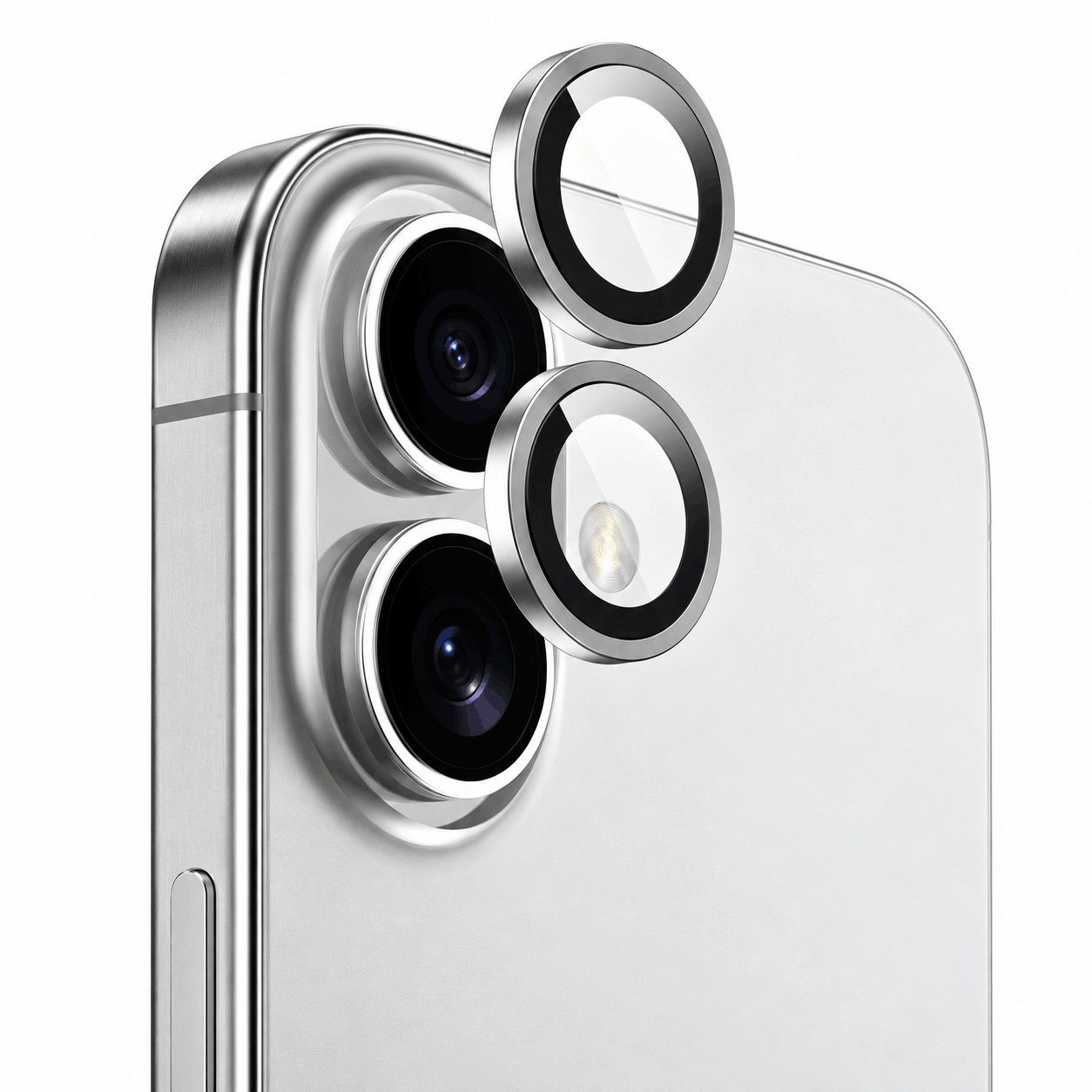 قیمت محافظ لنز رینگی آیفون مدل FILM IPHONE 17PRO/PRO MAX نقره ای